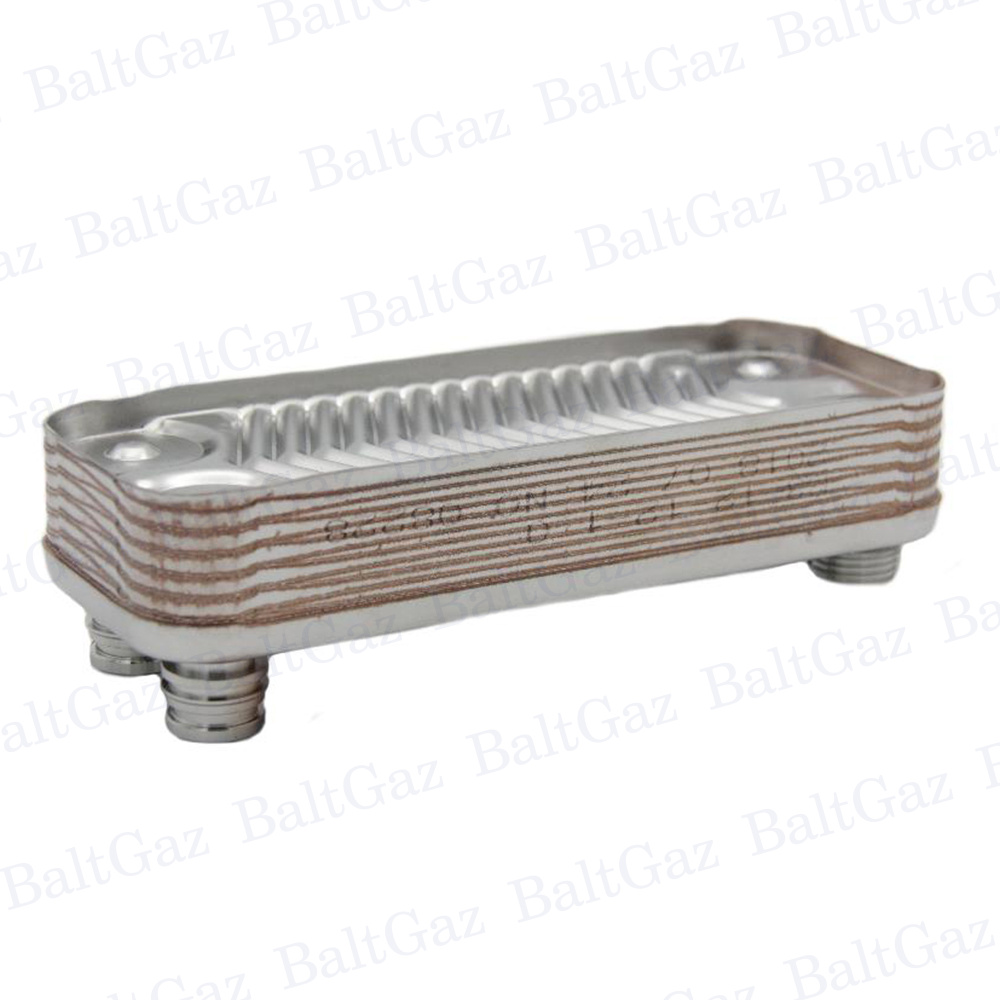 Теплообменник ГВС вторичный VAILLANT Atmomax, Turbomax Plus/Pro 12 пл. 065131