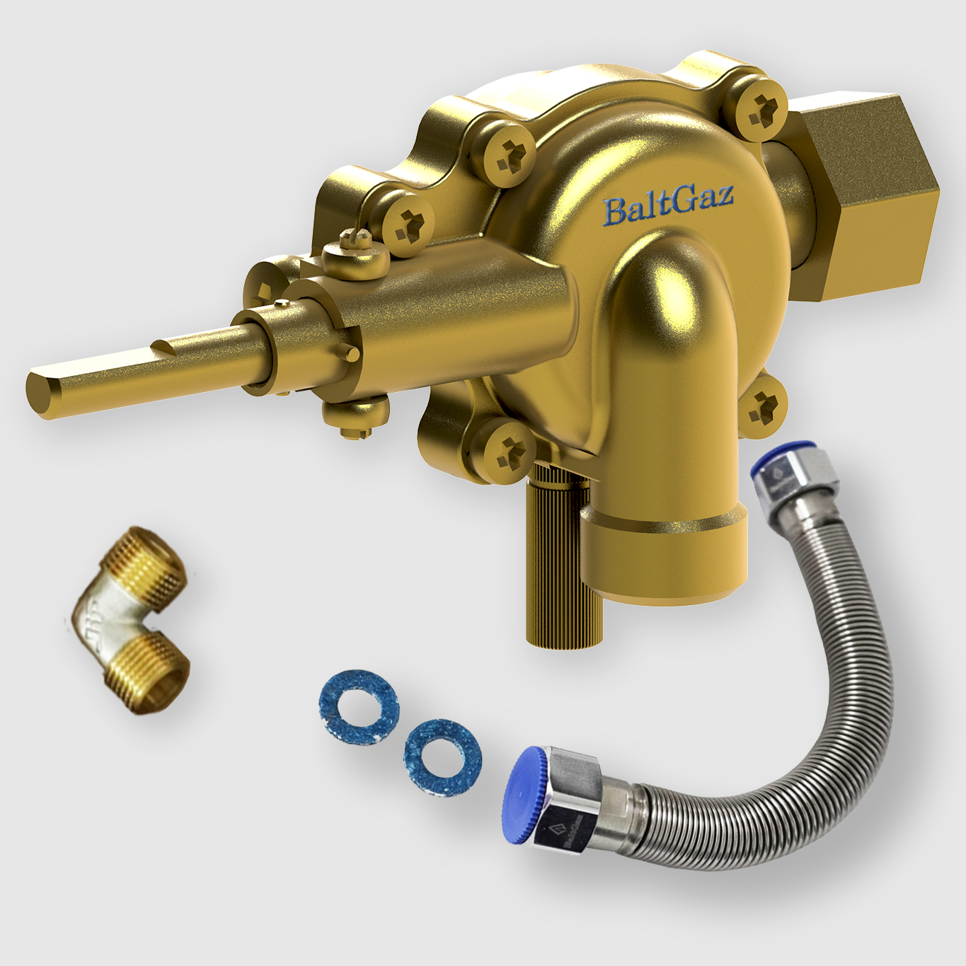 Узел водяной латунный универсальный (13-14л.) NEVA, BaltGaz арт. 4311-60.000-01