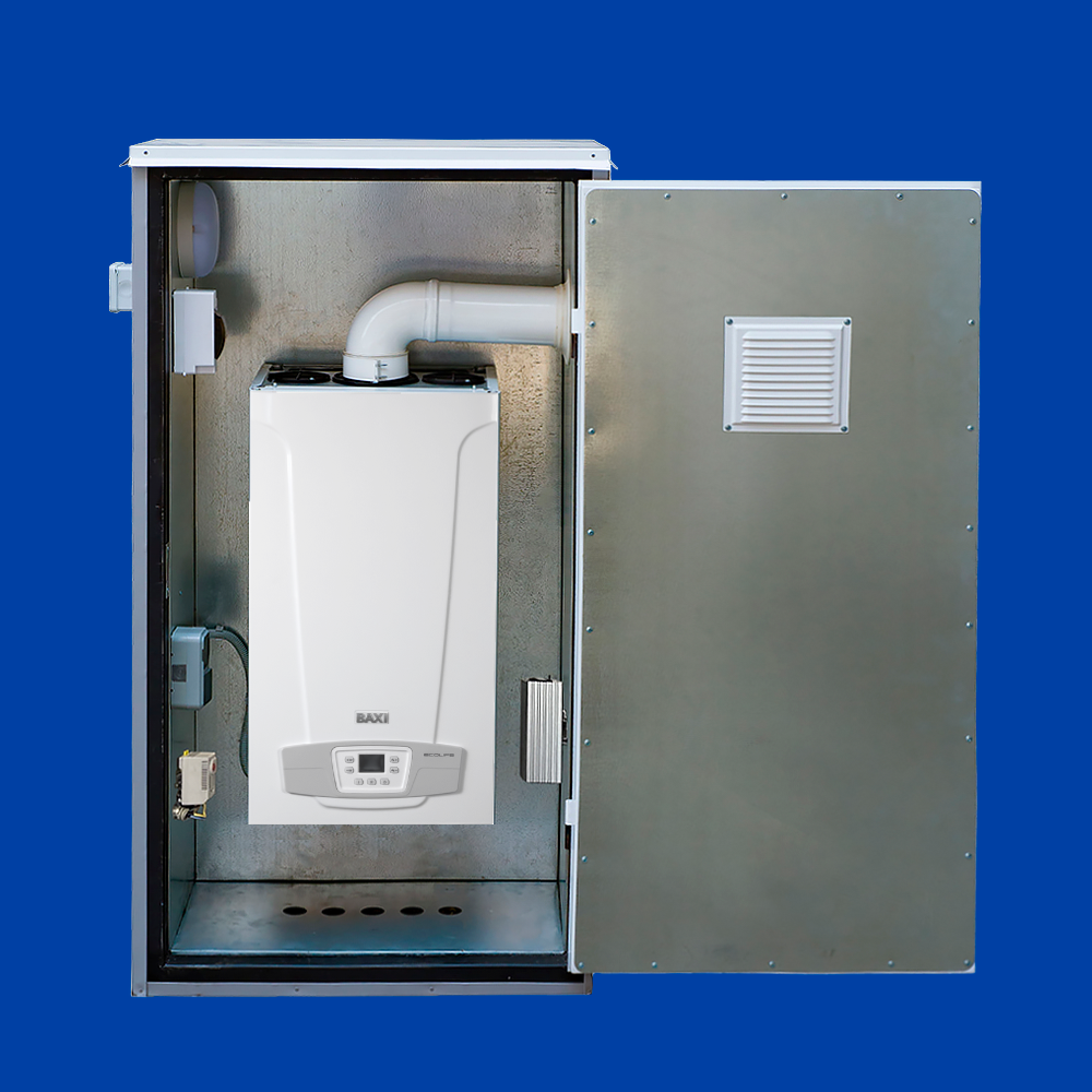 BAXI ECO Life 24 F (24 кВт) котел газовый двухконтурный с корпусом для наружного размещения