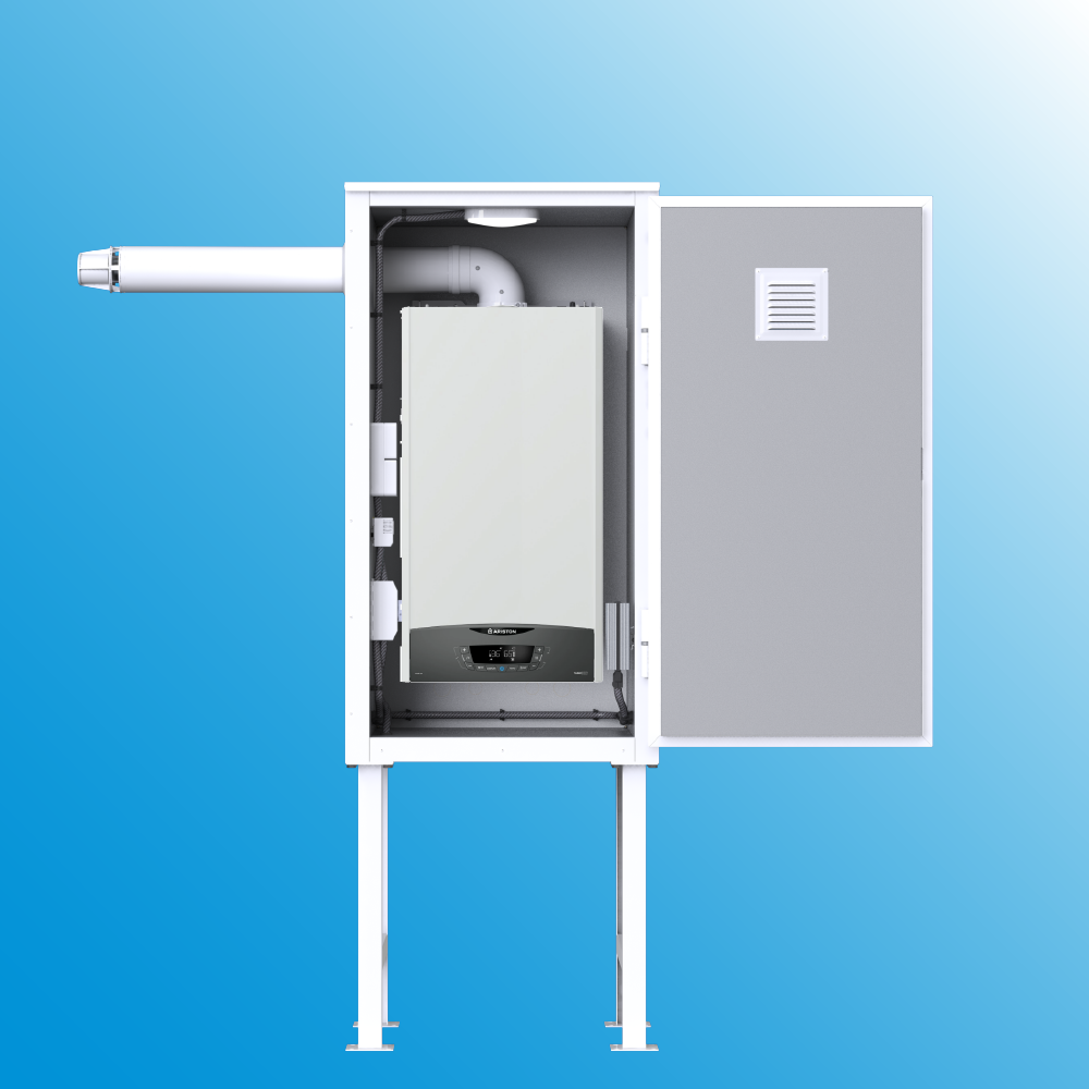 ARISTON CLAS XC SYSTEM 24 FF (24 кВт) котел газовый одноконтурный с корпусом для наружного размещения
