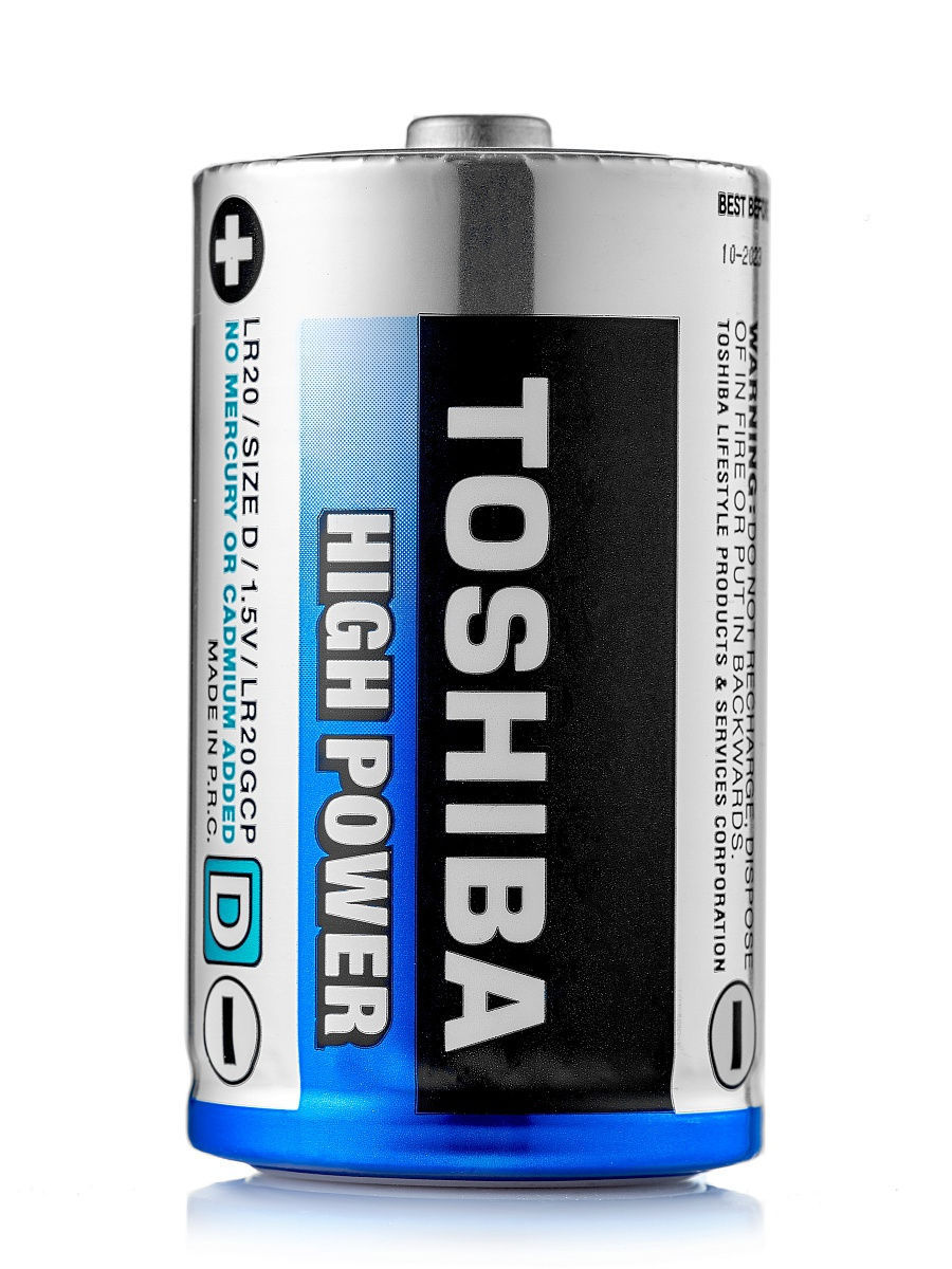 Батарейки TOSHIBA LR20 