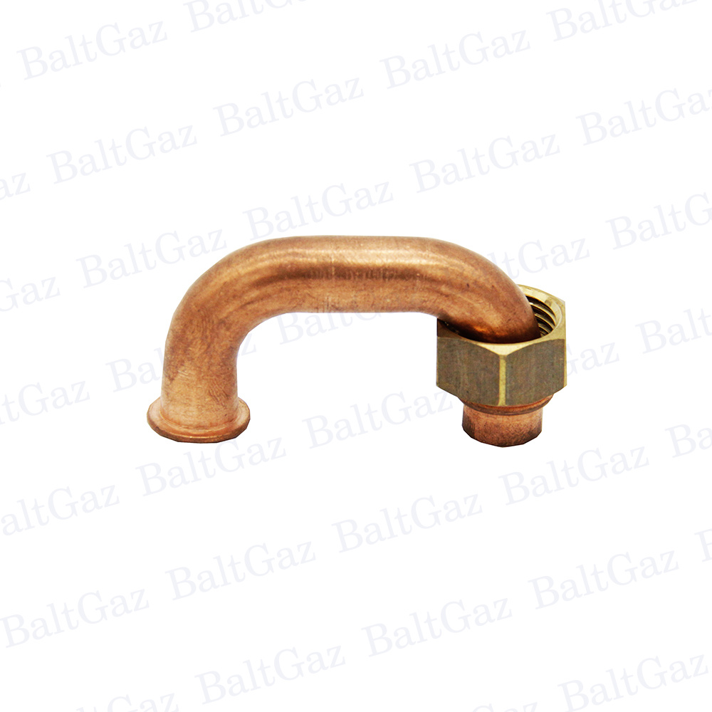 Труба входа Гор. воды медная 21000 6066 06800 для котлов NevaLux 8224/8624/ 8231