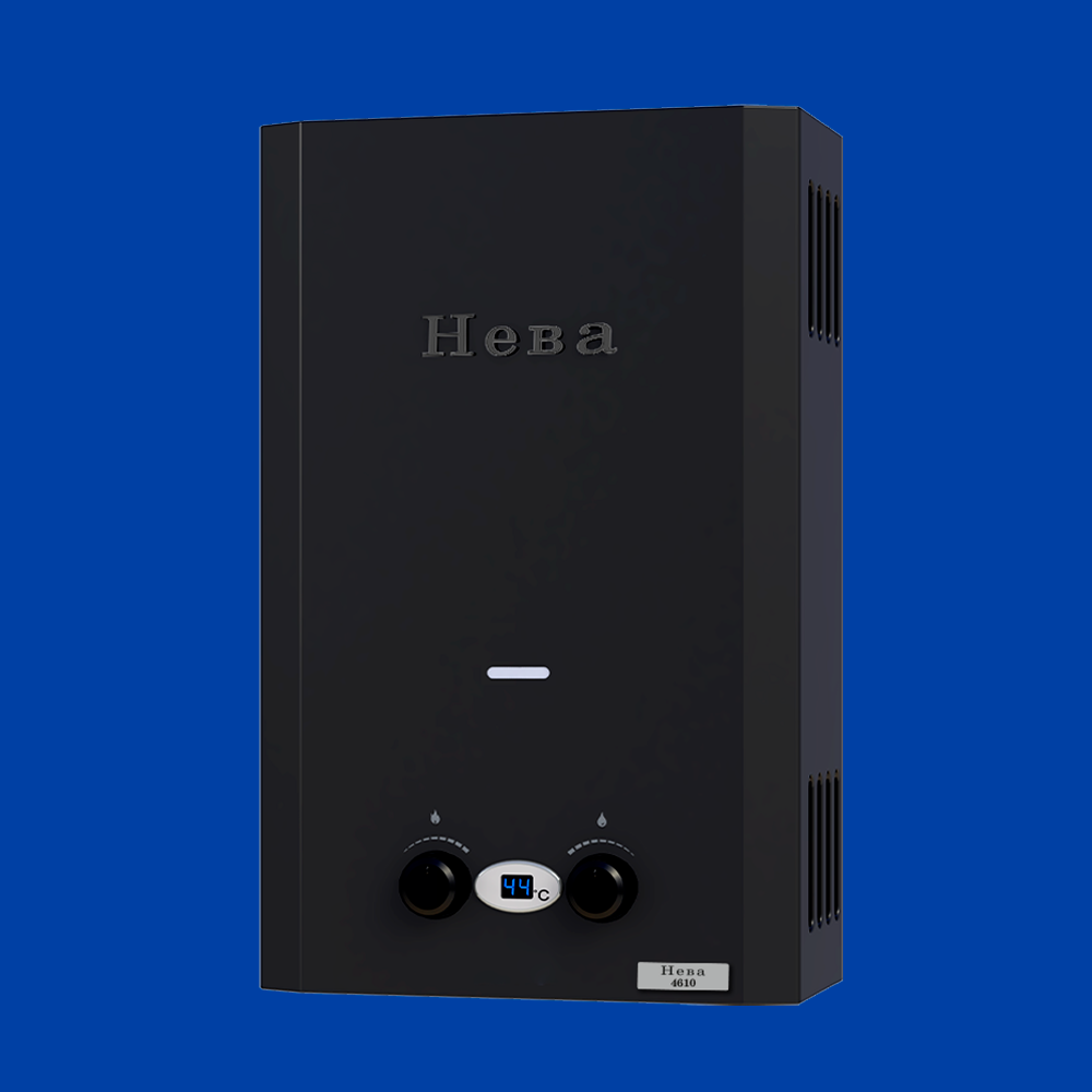 НЕВА 4610 черный колонка газовая (водонагреватель проточный) 