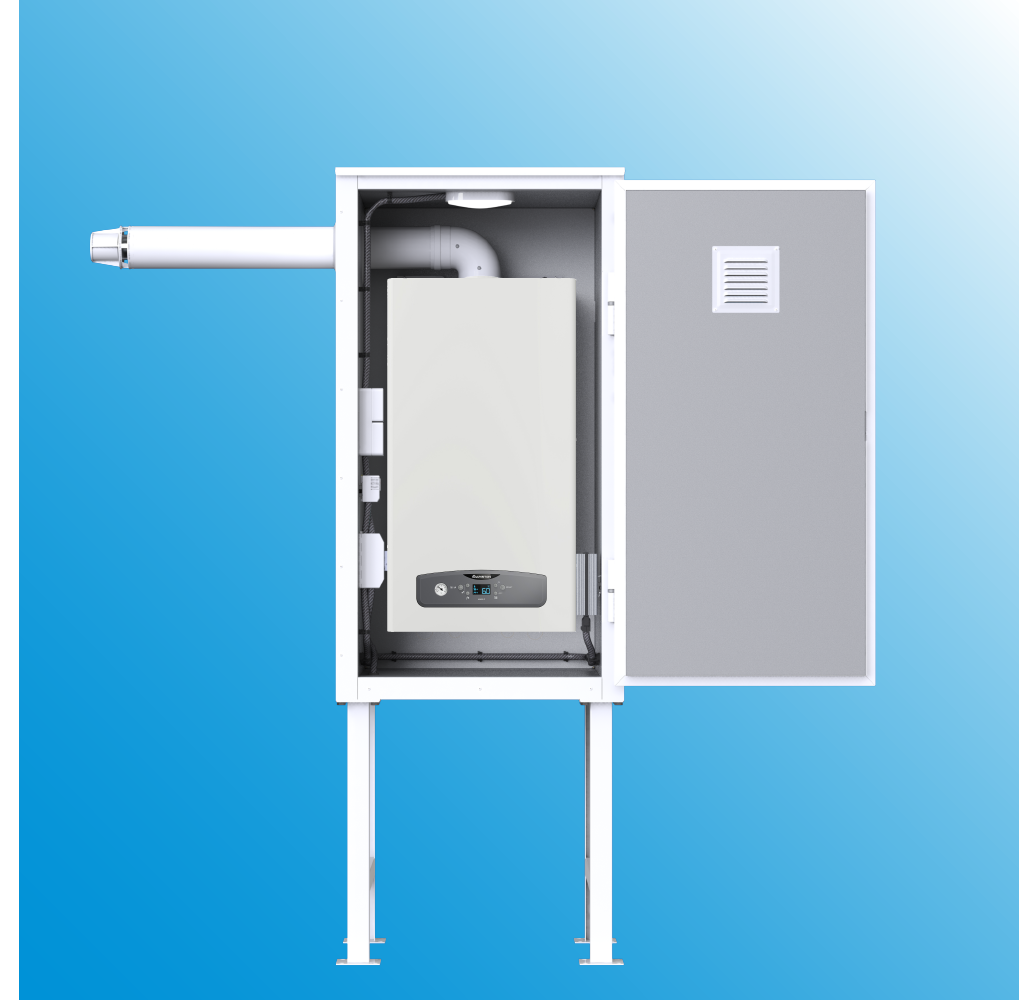 ARISTON C 24 FF (24 кВт) котел газовый двухконтурный с корпусом для наружного размещения