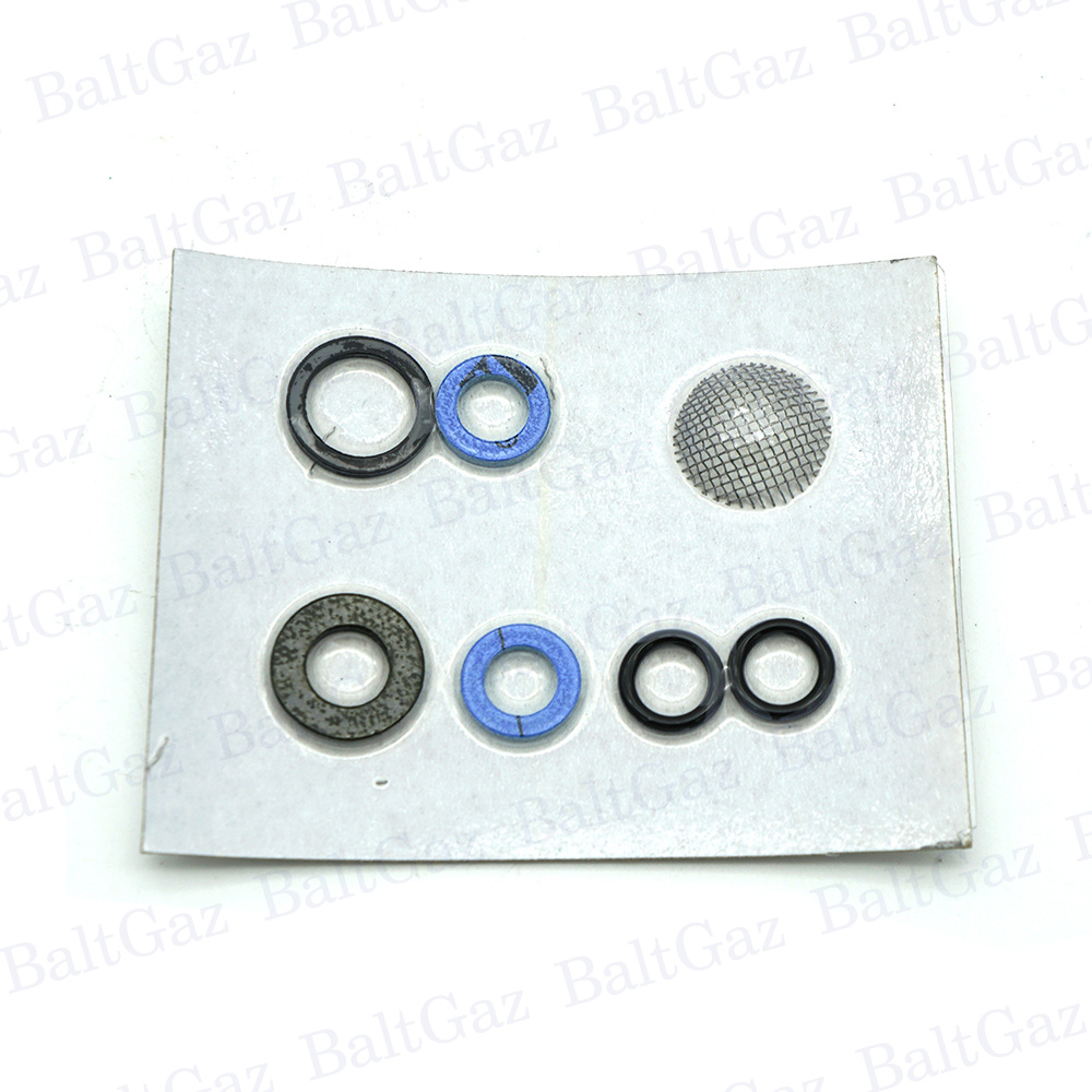 Комплект прокладок ЗИП  для проведения  №1 (ТО-1) и №5 (ТО-5)  NEVA 4506, NEVA 4508, NEVA 4510 Glass (до 19г.) с водогазовым узлом импортного производства. Арт. 1001-09.100