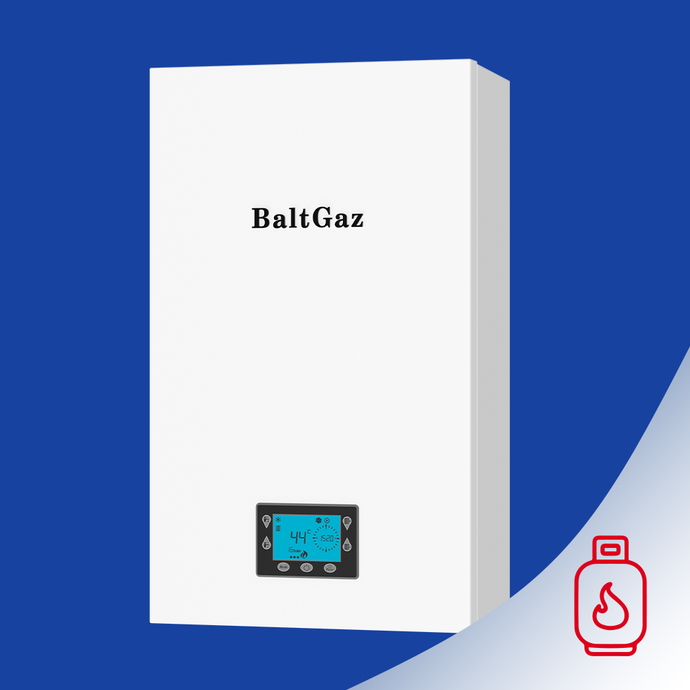 BaltGaz Turbo E 21 (21 кВт) на сж. газ котел газовый двухконтурный настенный