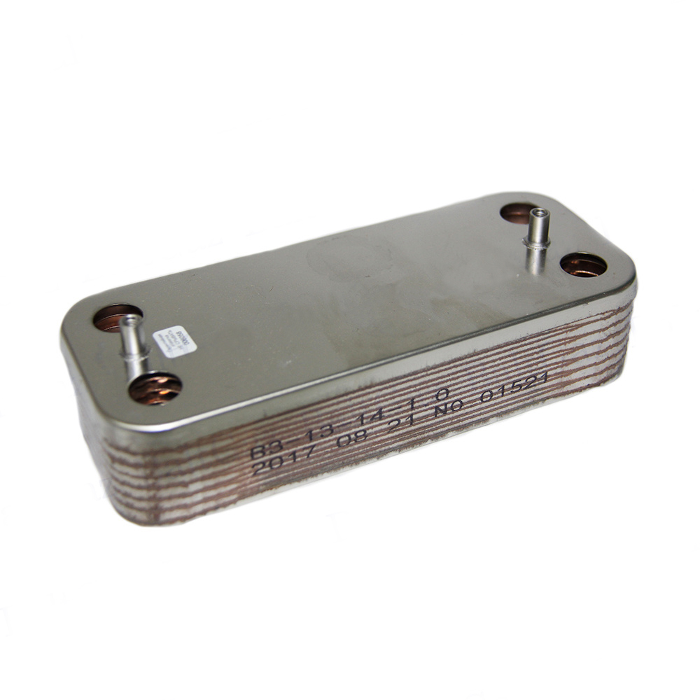 Теплообменник вторичный (14 пластин). Neva lux / Viessmann / Immergas Mini арт. 21000 6052 01100 (E5THx14/1H-SC-S) Теплообменник вторичный (14 пластин). Neva lux / Viessmann / Immergas Mini арт. 21000 6052 01100 (E5THx14/1H-SC-S)