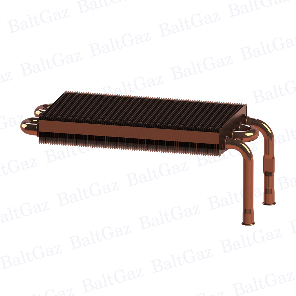 Теплообменник 4810-03.000 : NEVA 9 (2 кольца на гофротрубе) (ВГУ Импорт) (до 2018г.)
