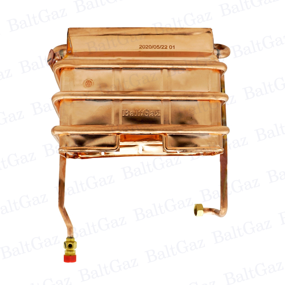 Теплообменник 114511-07.000 (с интегрированными трубами воды) ВПГ NEVA 4511E ООО «БАЛТГАЗ» выпуск (2020 год)