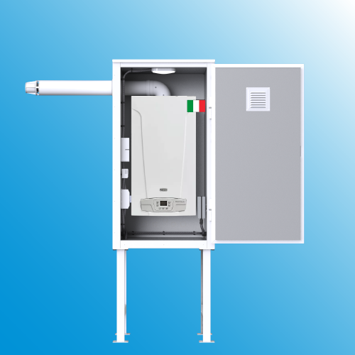 BAXI ECO FOUR 1.24F (24 кВт) котел газовый одноконтурный, с корпусом для наружного размещения