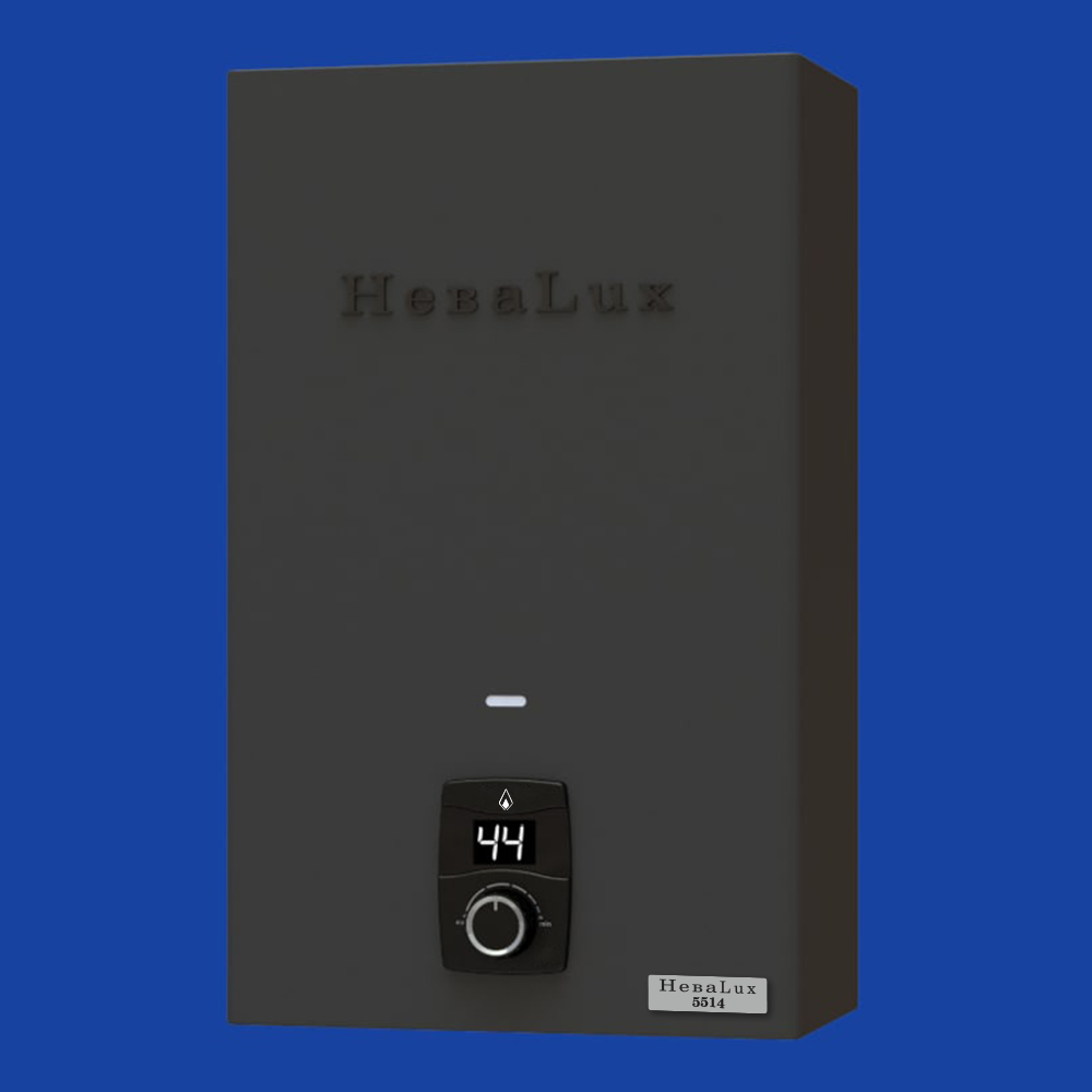 НЕВА Lux 5514 бархат графитовый колонка газовая (водонагреватель проточный)