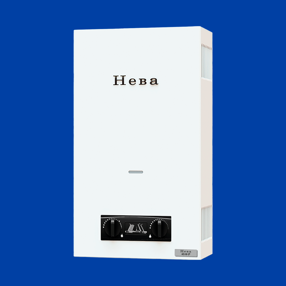 НЕВА 4510P с пьезорозжигом колонка газовая (водонагреватель проточный) 