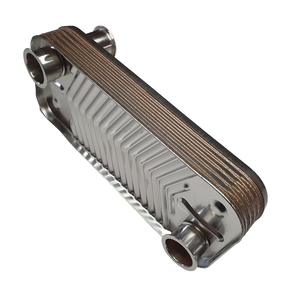 Теплообменник вторичный ГВС (10 пластин) Аналог, подходит для 30004995A Deluxe Coaxial-24K Deluxe FF-24K Ace Coaxial-13K/16K/20K Ace FF-13K/16K/20K