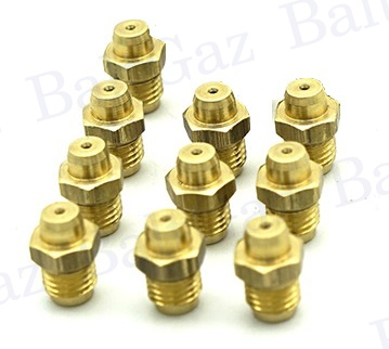 Комплект сопел 124510-80.000 ø 0,65 мм сжиж. газ =10 шт. Neva 4510Т, 4610, VEKTOR (2020г.) сжиж. газ.