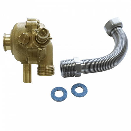 Узел водяной латунный универсальный (10-11л). NEVA, BaltGaz, Mizudo, Superflame, Vilterm, арт. 4311-60.000