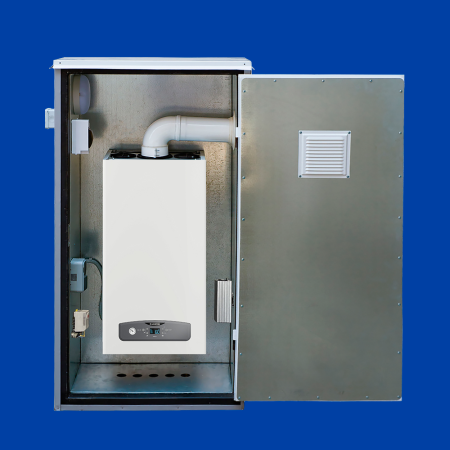 ARISTON C 24 FF (24 кВт) котел газовый двухконтурный, с корпусом для наружного размещения